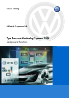 VW - SSP 541 Tyre Pressure Monitoring Systems 2014